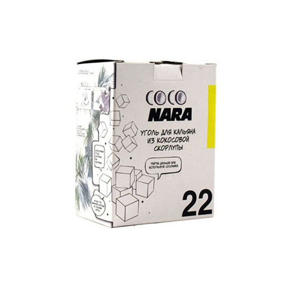Уголь CocoNara 22мм для кальяна - 24 шт в Уфе
