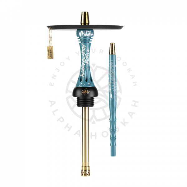 Кальян Alpha Hookah X VNDL Azure Синий (42 см) в Уфе
