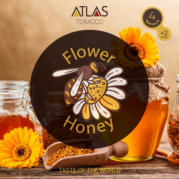 Табак Atlas Flower Honey 100гр в Уфе
