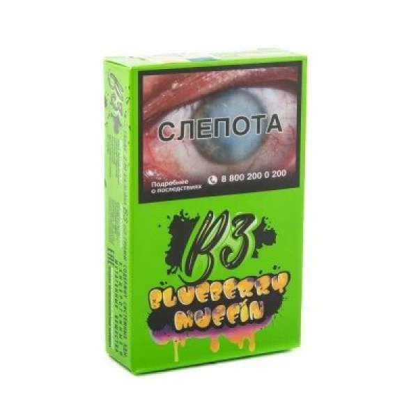 Табак B3 Blueberry Muffin (Черничный Маффин) 50 гр в Уфе