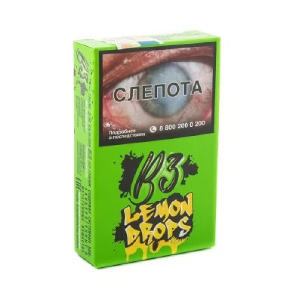 Табак B3 Lemon Drops (Лемонные леденцы) 50 гр в Уфе