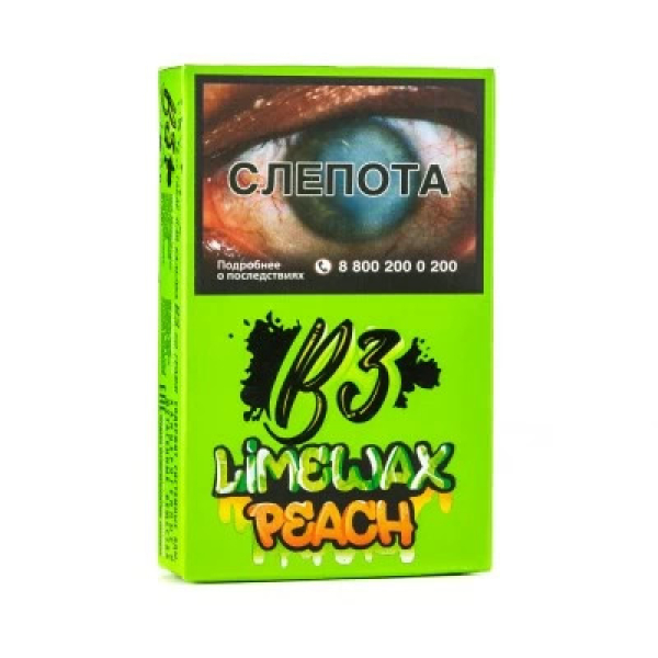 Табак B3 Limewax peach (Персик Лайм) 50 гр в Уфе
