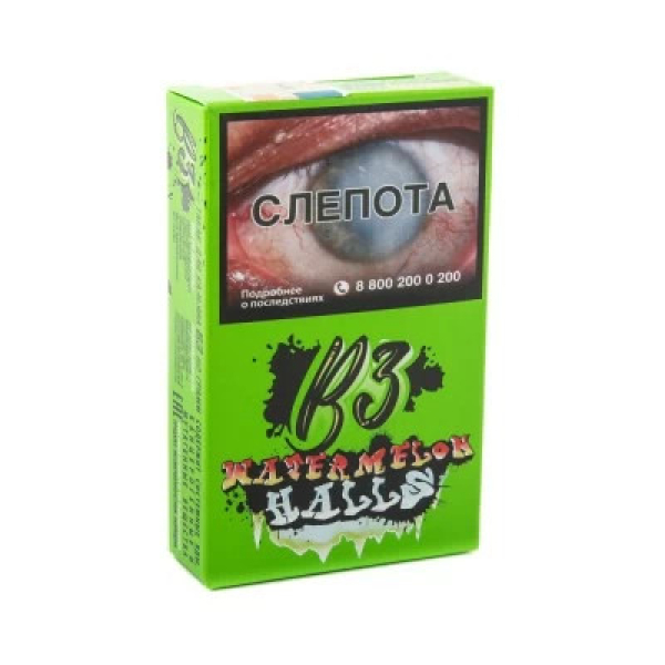 Табак B3 Watermelon Halls (Ледяной Арбуз и Дыня) 50 гр в Уфе