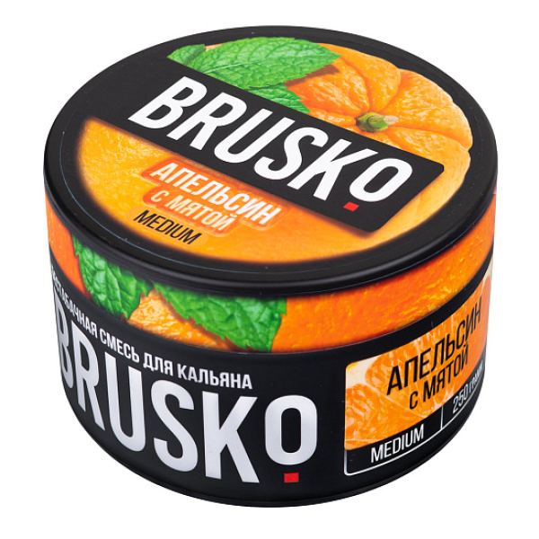 Смесь BRUSKO АПЕЛЬСИН С МЯТОЙ (MEDIUM) 250 гр в Уфе