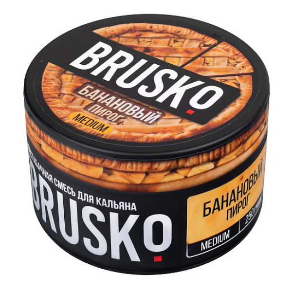 Смесь BRUSKO БАНАНОВЫЙ ПИРОГ (MEDIUM) 250 гр в Уфе