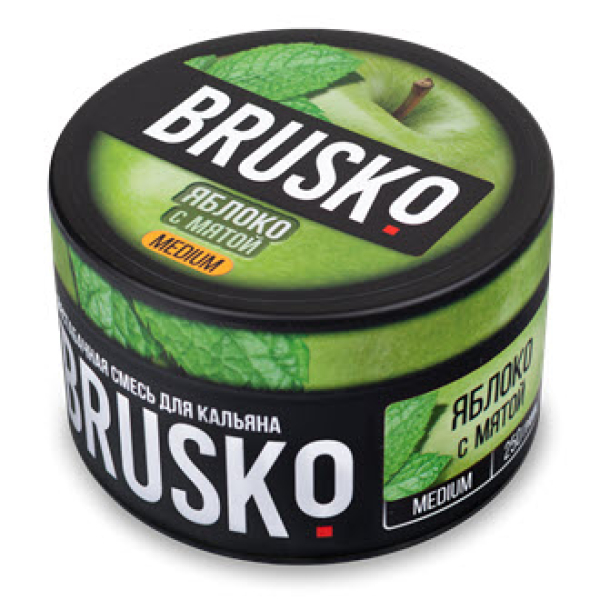 Смесь BRUSKO ЯБЛОКО С МЯТОЙ (MEDIUM) 250 гр в Уфе
