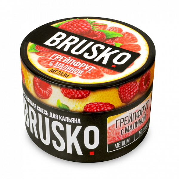Смесь Brusko Medium Грейпфрут с малиной 50 грамм в Уфе