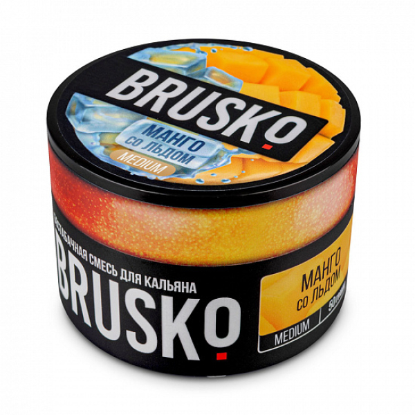 Смесь Brusko Medium Манго лед 50 грамм в Уфе