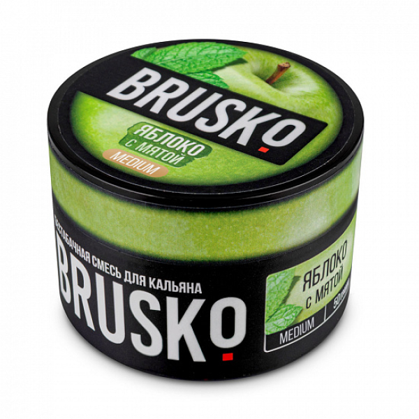 Смесь Brusko Medium Яблоко с мятой 50 грамм в Уфе