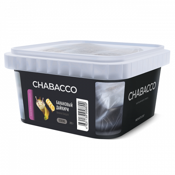 Смесь Chabacco Strong Banana Daiquiri (Банановый Дайкири) 200 гр в Уфе