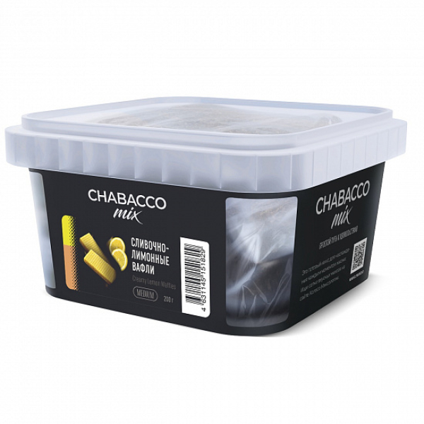 Смесь Chabacco mix Creamy Lemon Waffles (Сливочно-лимонные вафли) 200 гр в Уфе