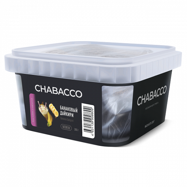 Смесь Chabacco Medium Banana Daiquiri (Банановый Дайкири) 200 гр в Уфе