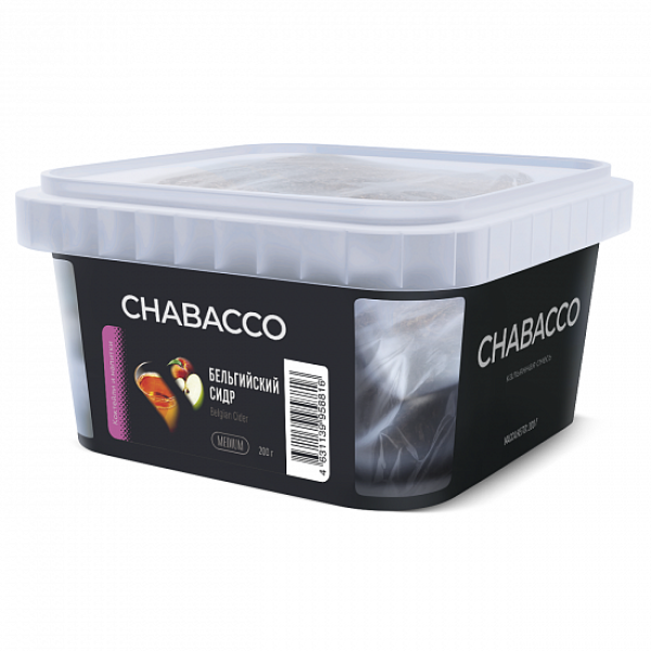 Смесь Chabacco Medium Belgian Cider (Бельгийский Сидр) 200 гр в Уфе