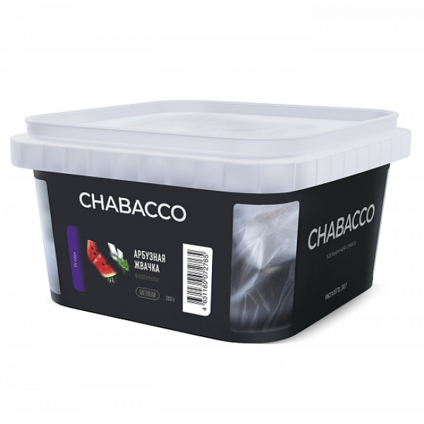 Смесь Chabacco Medium Watermelon Gum (Арбузная Жвачка) 200 гр в Уфе