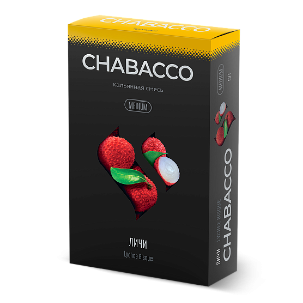 Смесь Chabacco Medium LYCHEE BISQUE (ЛИЧИ) 50 гр в Уфе
