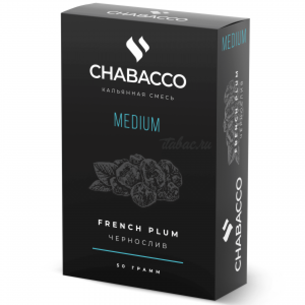 Смесь Chabacco Medium FRENCH PLUM (ЧЕРНОСЛИВ) 50 гр в Уфе