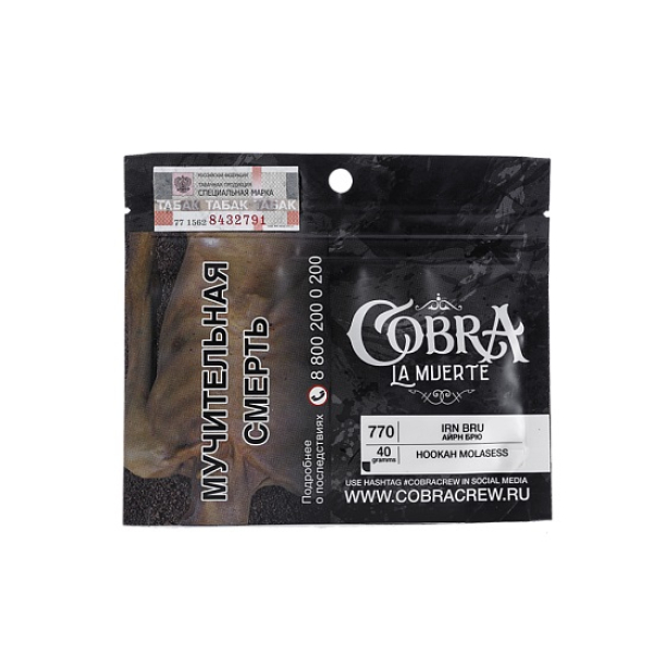 Табак Cobra La Muerte Irn Bru 40 гр в Уфе