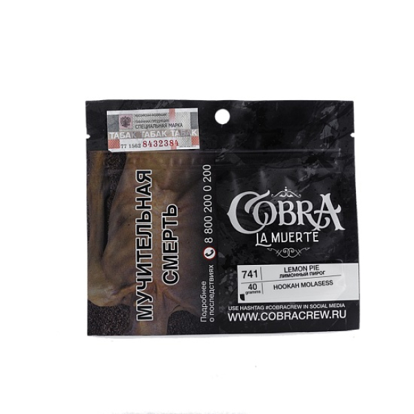 Табак Cobra La Muerte Lemon Pie 40 гр в Уфе