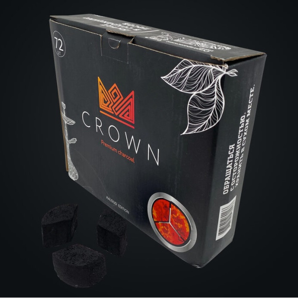 Уголь Crown KALOUD edition для кальяна (72 шт.) в Уфе