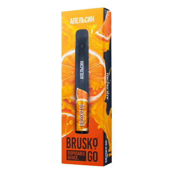 Одноразовая электронная сигарета Brusko Go Апельсин 800 затяжек в Уфе