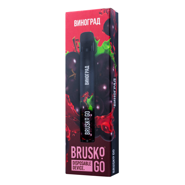 Одноразовая электронная сигарета Brusko Go Виноград 800 затяжек в Уфе