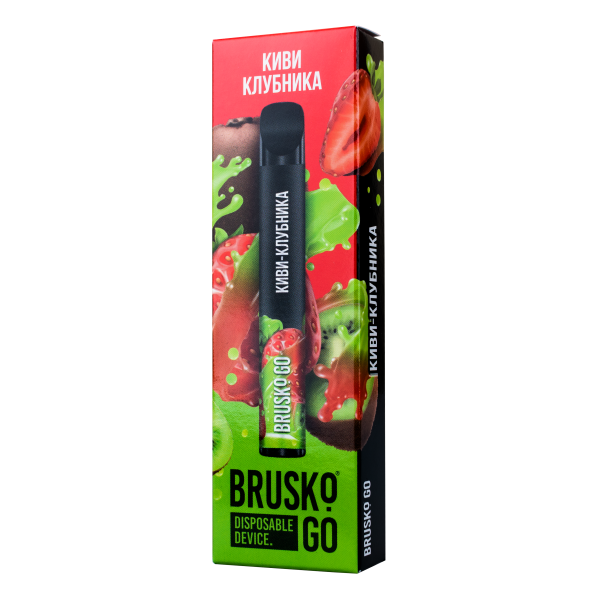 Одноразовая электронная сигарета Brusko Go Киви Клубника 800 затяжек в Уфе