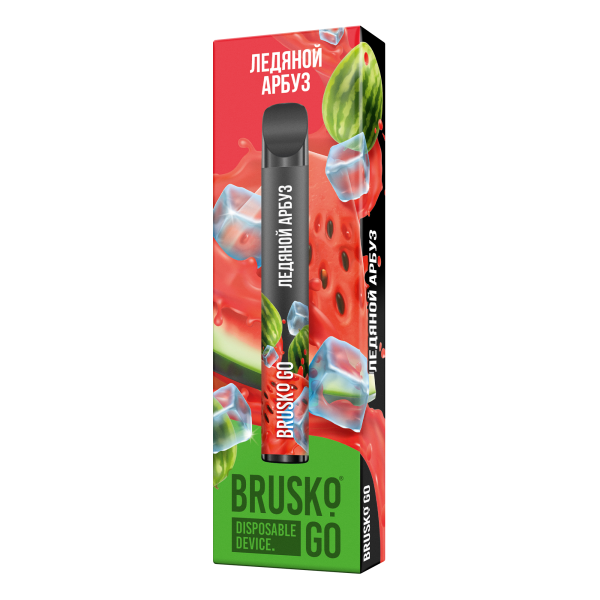 Одноразовая электронная сигарета Brusko Go Ледяной Арбуз 800 затяжек в Уфе