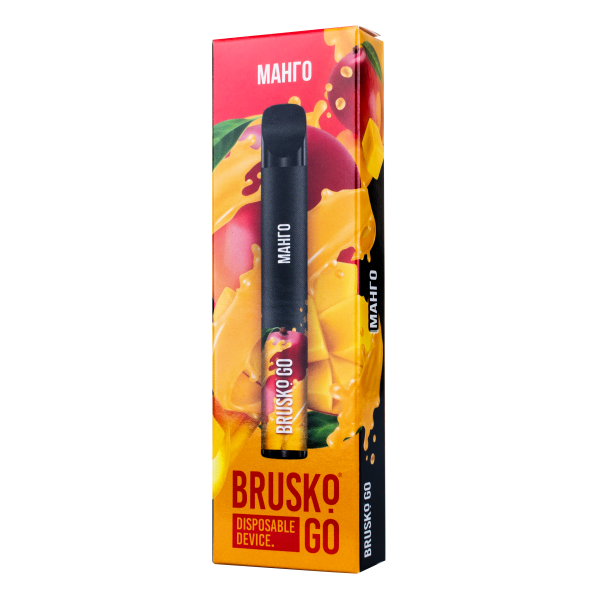 Одноразовая электронная сигарета Brusko Go Манго 800 затяжек в Уфе