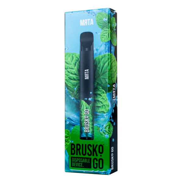 Одноразовая электронная сигарета Brusko Go Мята 800 затяжек в Уфе