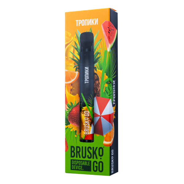 Одноразовая электронная сигарета Brusko Go Тропики 800 затяжек в Уфе