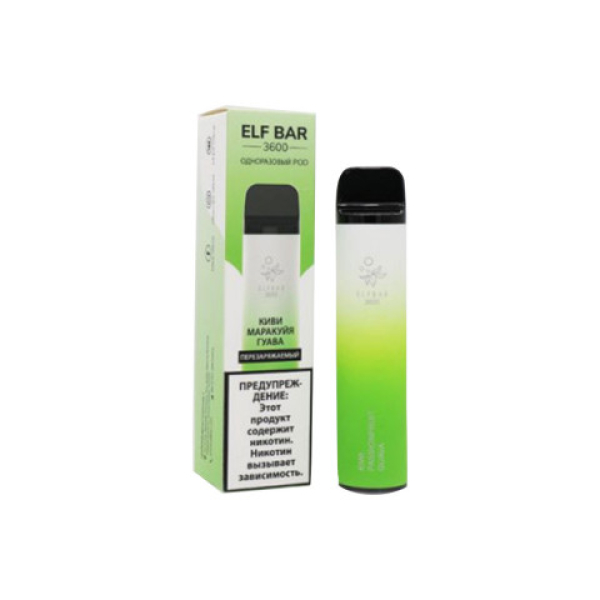 Elfbar (3600 (Киви маракуйя гуава)), 3600 тяг в Уфе