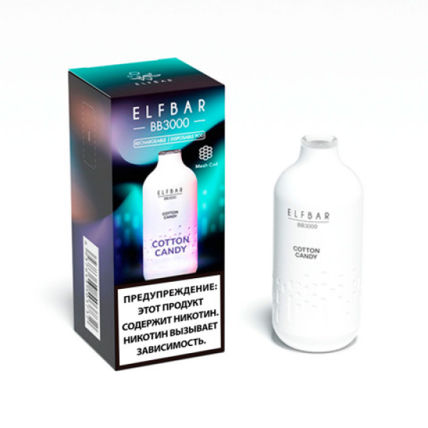 Elfbar BB3000 Сахарная вата, 3000 тяг в Уфе
