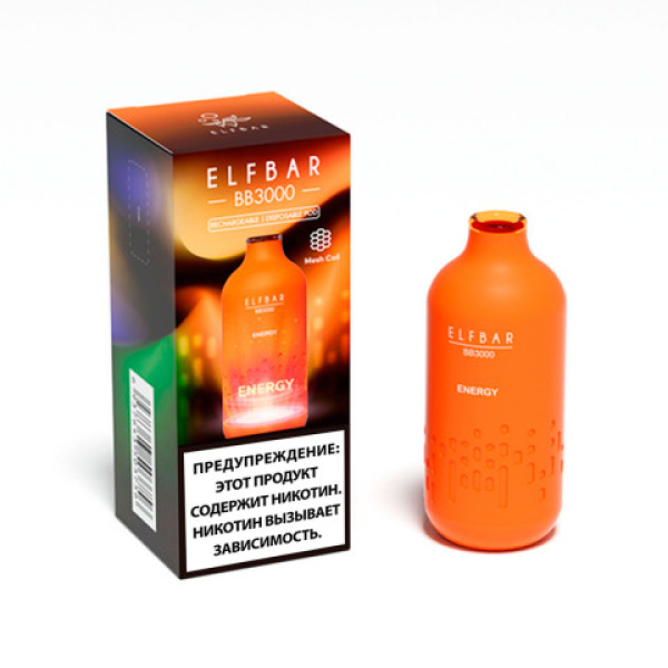 Elfbar BB3000 Энергетик, 3000 тяг в Уфе