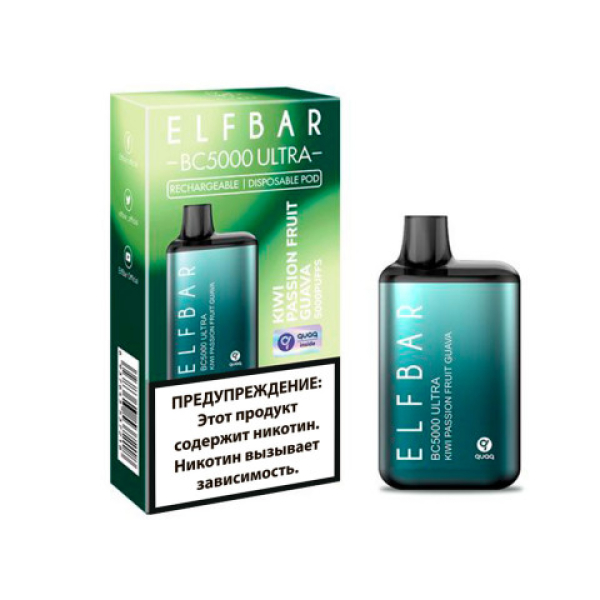 Elfbar BC5000 (Киви маракуйя гуава), 5000 тяг в Уфе