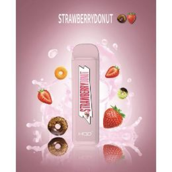 HQD MEGA Strawberry Donut (Клубничный Пончик), 1800 тяг в Уфе