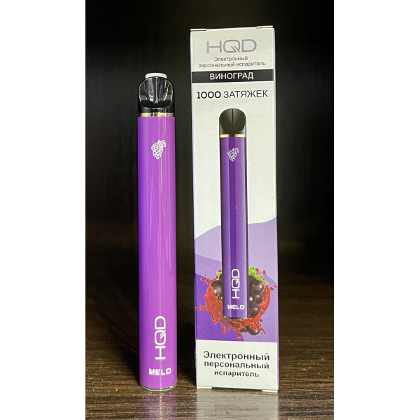 HQD melo grape (виноград) 1000 затяжек в Уфе