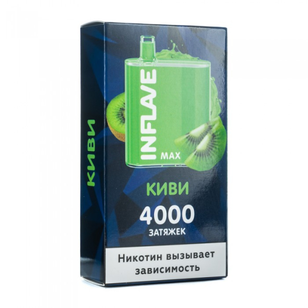 INFLAVE MAX Киви, 4000 тяг в Уфе