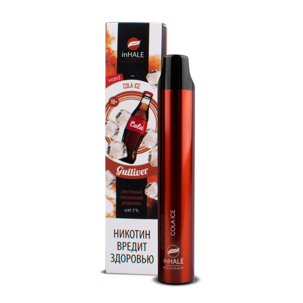 inHale Guliver Hard Cola Ice (Кола Со Льдом) 1500 затяжек в Уфе