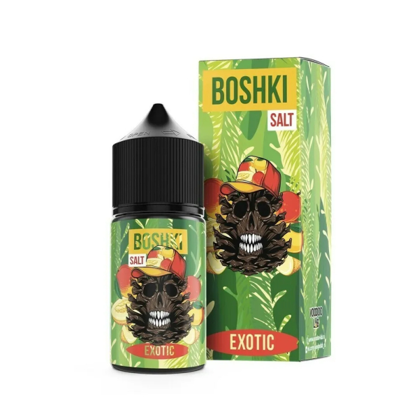 Жидкость BOSHKI Salt Exotic (Манго дыня хвоя) (30 мл, 20 мг/мл) в Уфе