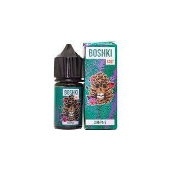 Жидкость BOSHKI Salt Добрые (Мороженное хвоя ягоды) (30 мл, 20 мг/мл) в Уфе