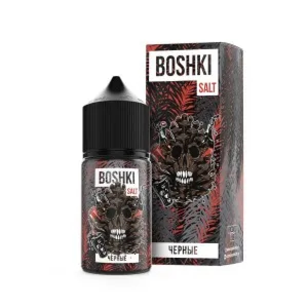 Жидкость BOSHKI Salt Черные (кола хвоя) (30 мл, 20 мг/мл) в Уфе