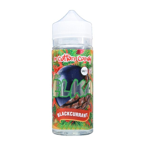 Жидкость Cotton Candy ЁLKA BLACKCURRANT (Хвоя С Мятой И Чёрной Смородиной) (120 мл, 0 мг/мл) в Уфе