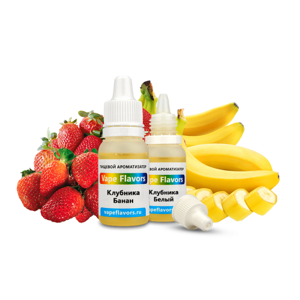 Ароматизатор Vape Flavors Клубника Банан 10мл в Уфе