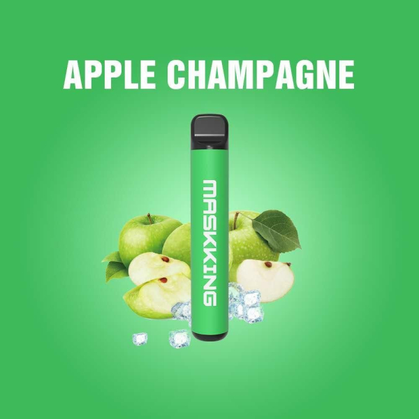 Одноразовая электронная сигарета Maskking High Pro Apple Champagne (Яблочное Шампанское) 1000 затяжек в Уфе