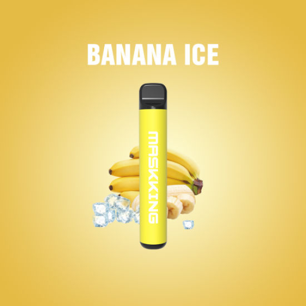 Одноразовая электронная сигарета Maskking High Pro Banana Ice (Ледяной Банан) 1000 затяжек в Уфе