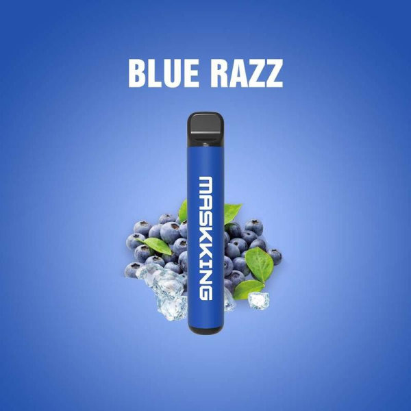 Одноразовая электронная сигарета Maskking High Pro Blue Razz (Черничный Рай) 1000 затяжек в Уфе