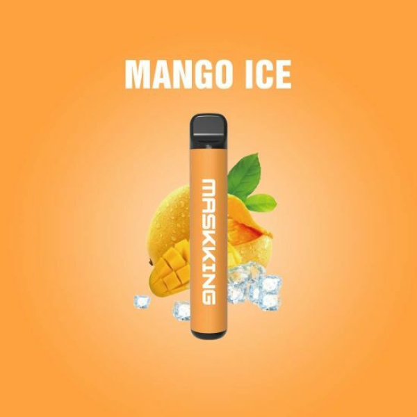Одноразовая электронная сигарета Maskking High Pro Mango Ice (Манговый Лёд) 1000 затяжек в Уфе