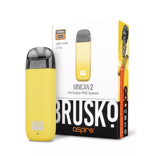 Brusko MINICAN 2 (400 мАч, Желтый) в Уфе