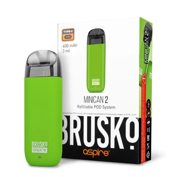 Brusko MINICAN 2 (400 мАч, Зеленый) в Уфе