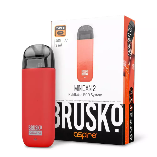 Brusko MINICAN 2 (400 мАч, Красный) в Уфе